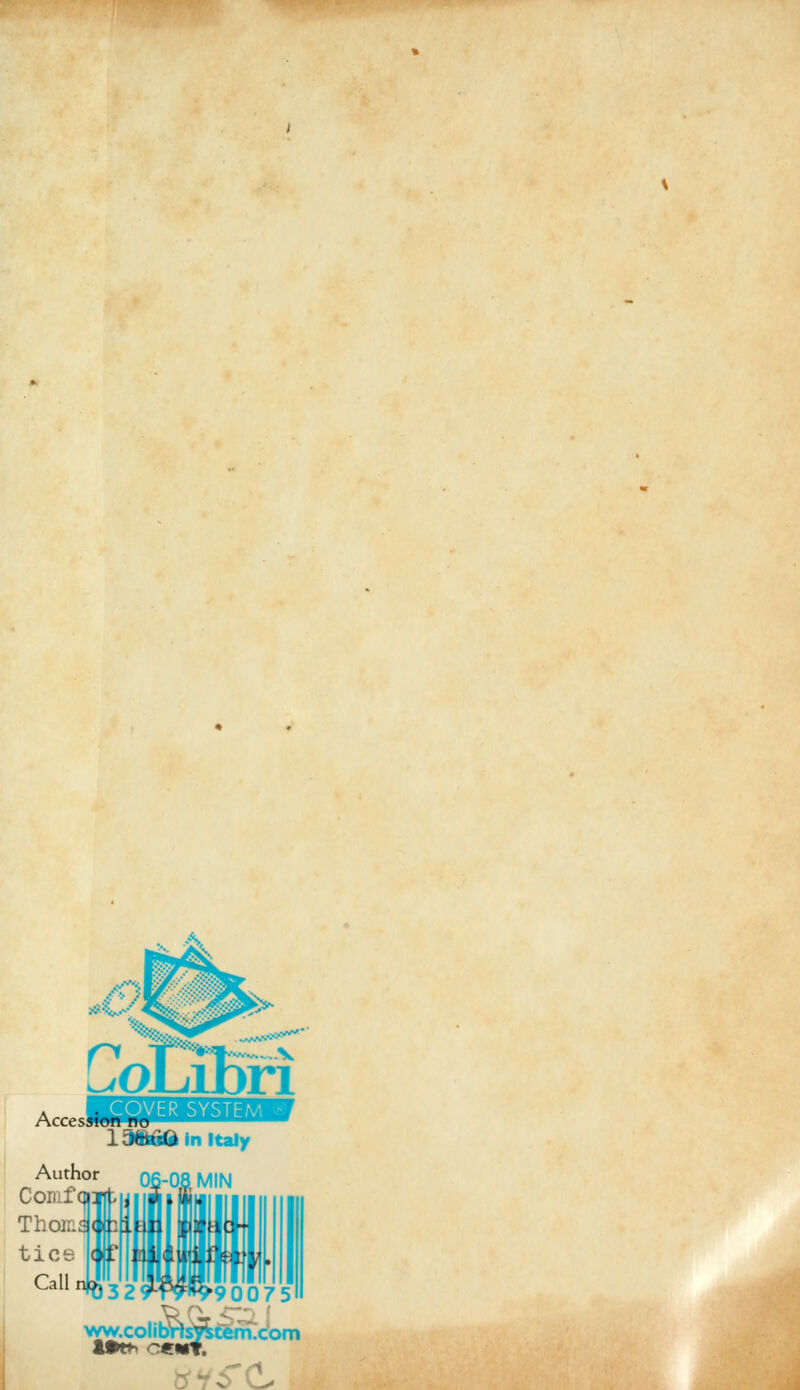 CoCBri Access COVER SYS.c/vi lWm in Italy r '9^0 7 5 vwxolibm^tem.com l*f*> cmiit.