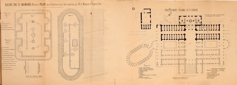 BAINS DE S! HONORÉ (Nièvre) PLAN des Subsirucîions découvertes par M le Marquis d'Espeuilles. ; i„,L n.fplfin -/m/s/t//.t ,.„ lr (tlVMUtt, ta ■ j*mi./ ftin «ira,.»» ■ Ir-iriJ.II,,// ,/,.' fllllfjt $mlm ' famfltmlH <A wnï* i rbitHaUi «..llniM h,„ „ M ,l, < ' 1Y.,,,,,/ ,/, n.i.vi./t ,n ,/tm m h,, ,*.„,t..,,,!,.,„„„„ Hrhr-fff </' Q~MJZ>//• / / ,!/ lu tmini'it.v- 2 drs Rom*L «■'■■< \îl£%%* ■'■■' j,/f fooroUt •: , i tiji'owtifflii iTffilS.fr 'tiïatits ff Pûtutifa f/r* a ,» Grandet doueha (Uve/vcs. V Stiïas nwM'/i. It.Baùtsgmfnits