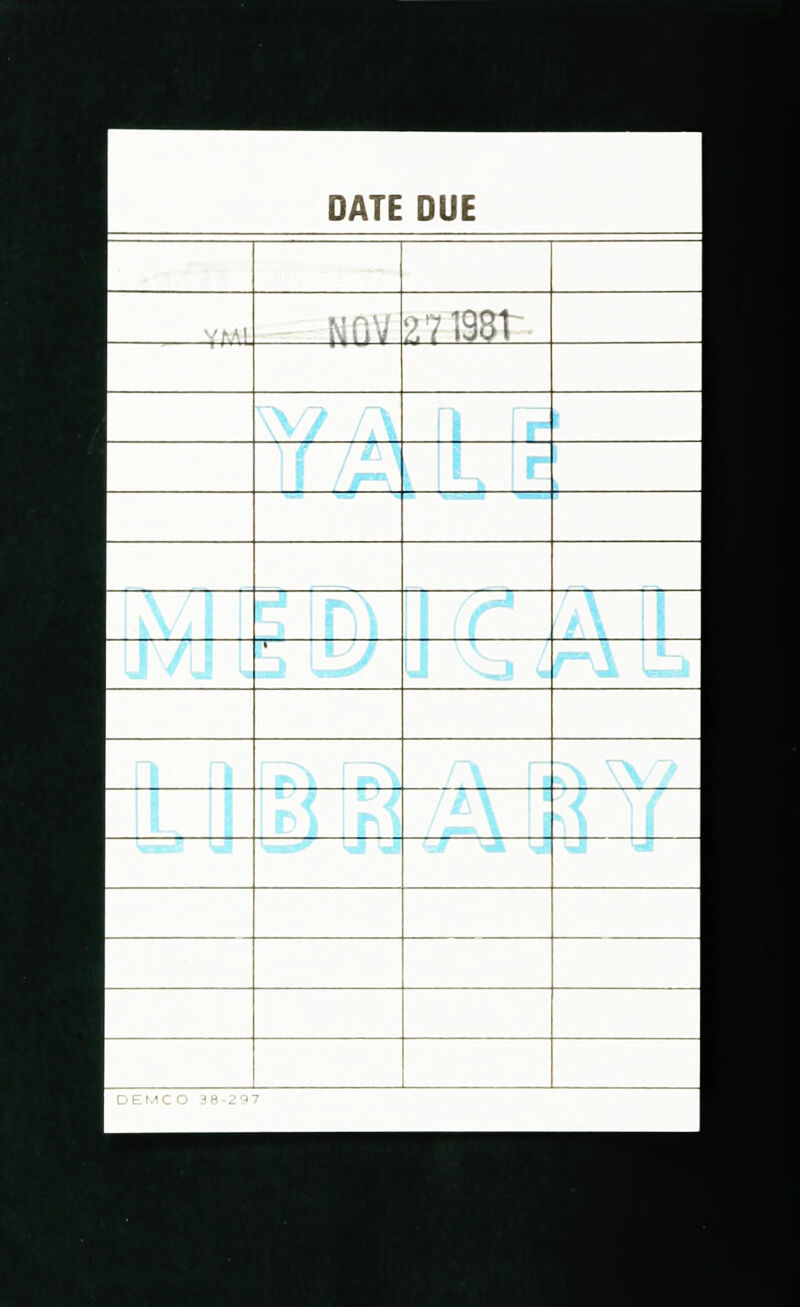 DATE DUE NfiV 271981 DEMCO 3«-..i7 j