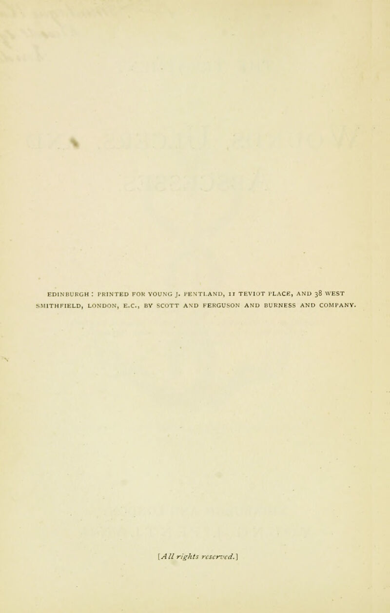 SMITHFIELD, LONDON, B.C., BY SCOTT AND FERGUSON AND BURNESS AND COMPANY. [Aii rights ri-serz'ed.]