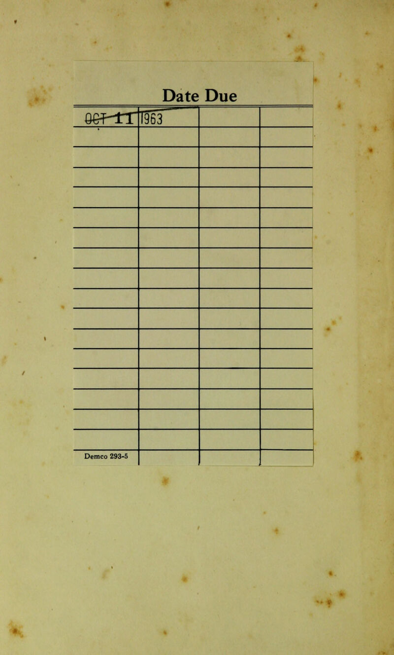 Date Due T96T Demco 293-5