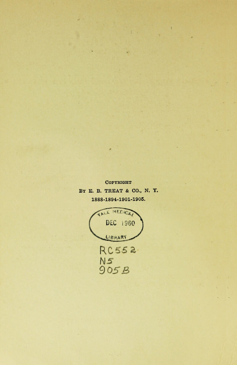 COPTHiaHT BY E. B. TREAT & CO., N. T. 1888-1894-1901-1905.