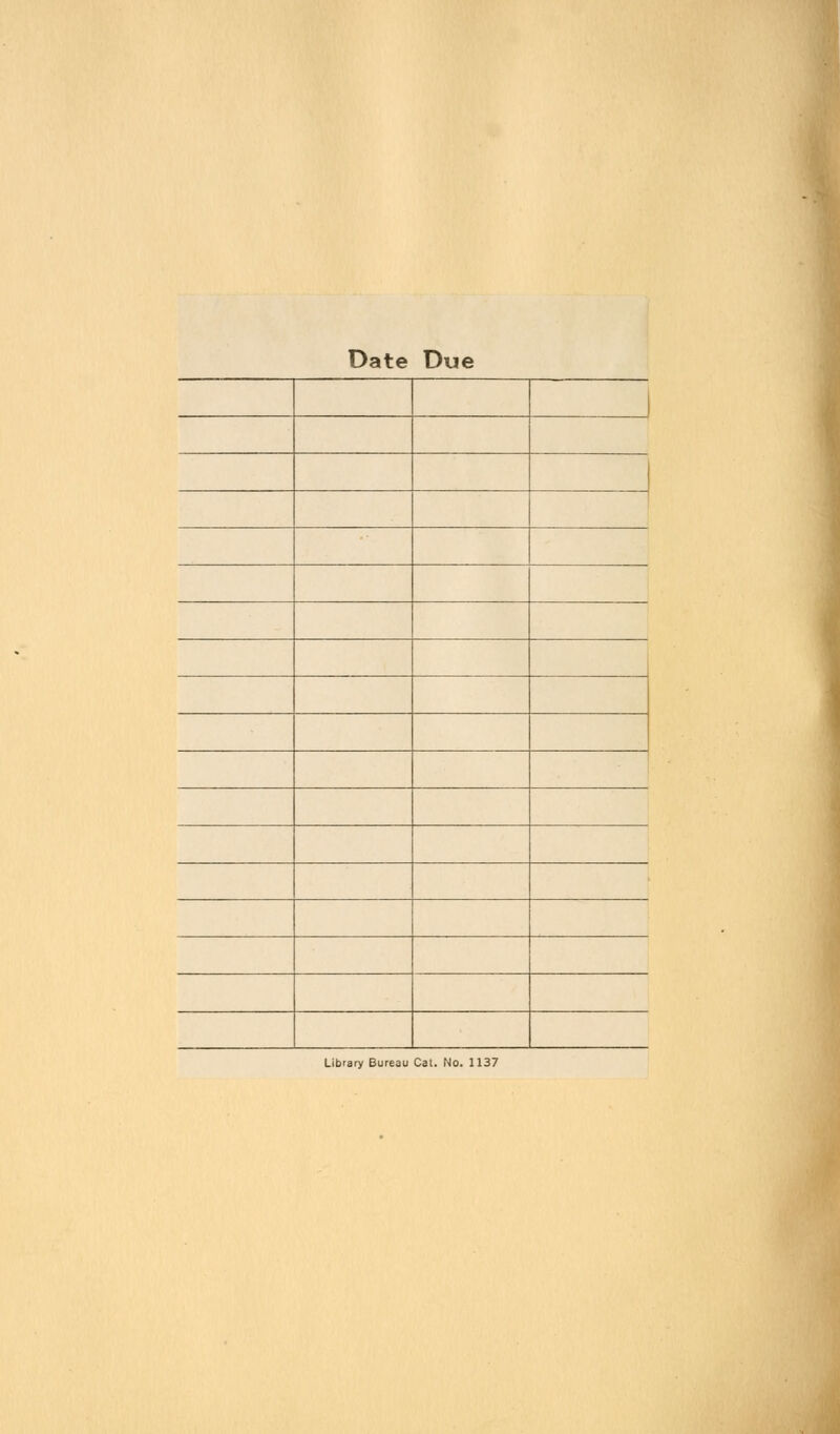 Date Due 1 Library Bureau Cat. No. 1137