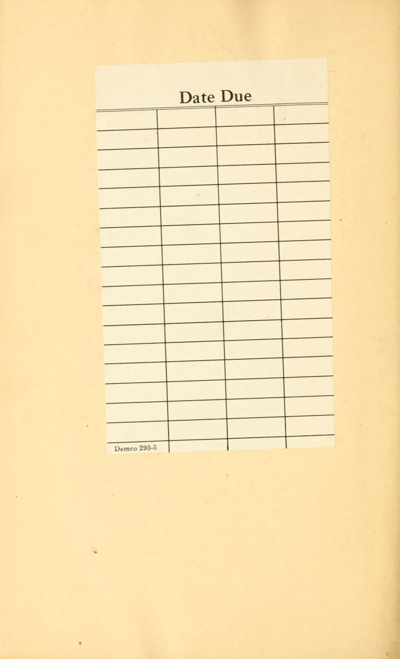 Date Due Demco 293-5 |
