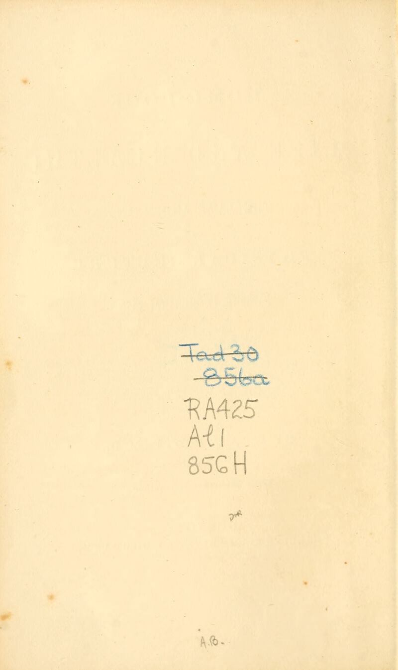 ^w— ■S>5 T?A425 Mi 85GH - M*>-
