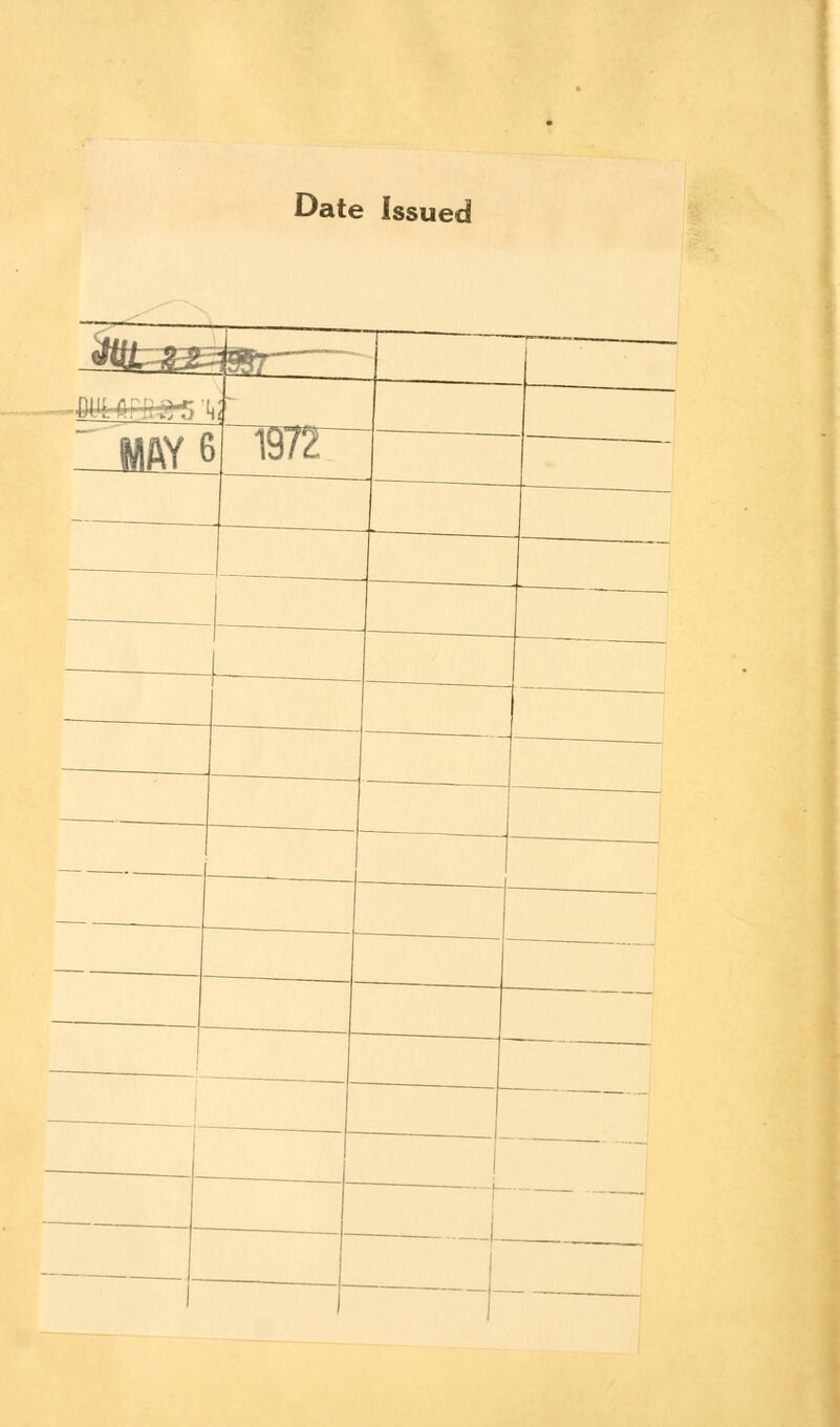 Date Issued -fltJWSffrS-S k f,-.. - _ r i umi M97r~ . CZZZT