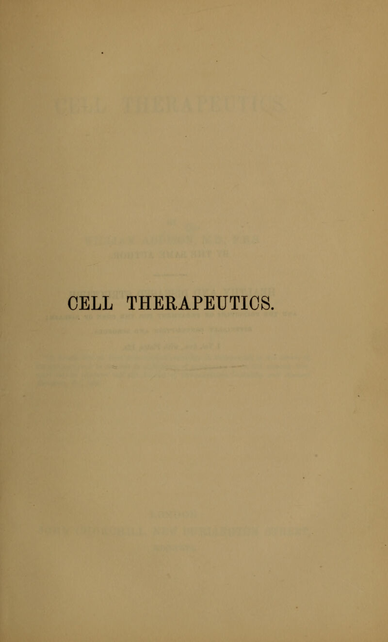 CELL THERAPEUTICS.