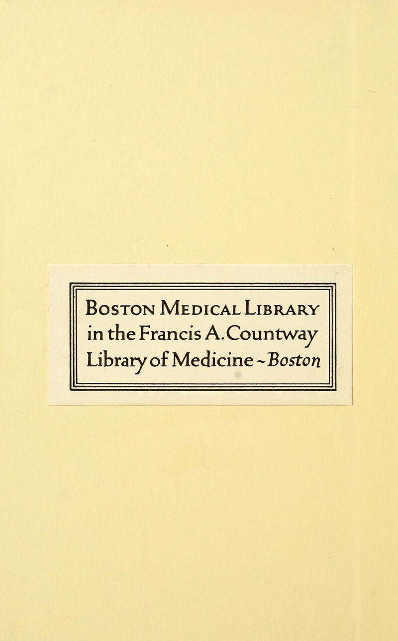 Boston Medical Library in the Francis A.Countway Library of Medicine --Boston