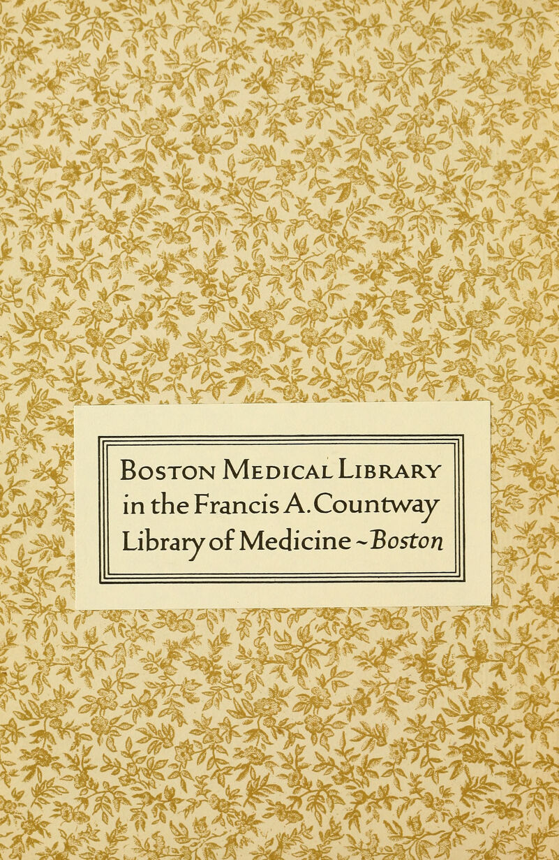 Boston Medical Library in the Francis A. Countway Library of Medicine --Boston %