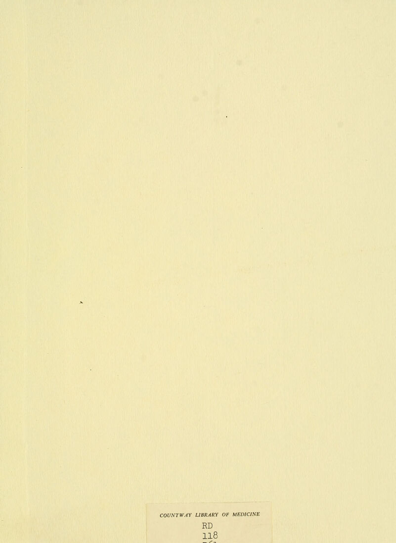COUNTWAY LIBRARY OF MEDICINE RD 118