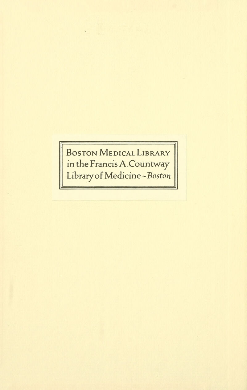 Boston Medical Library in the Francis A.Countway Library of Medicine -Boston