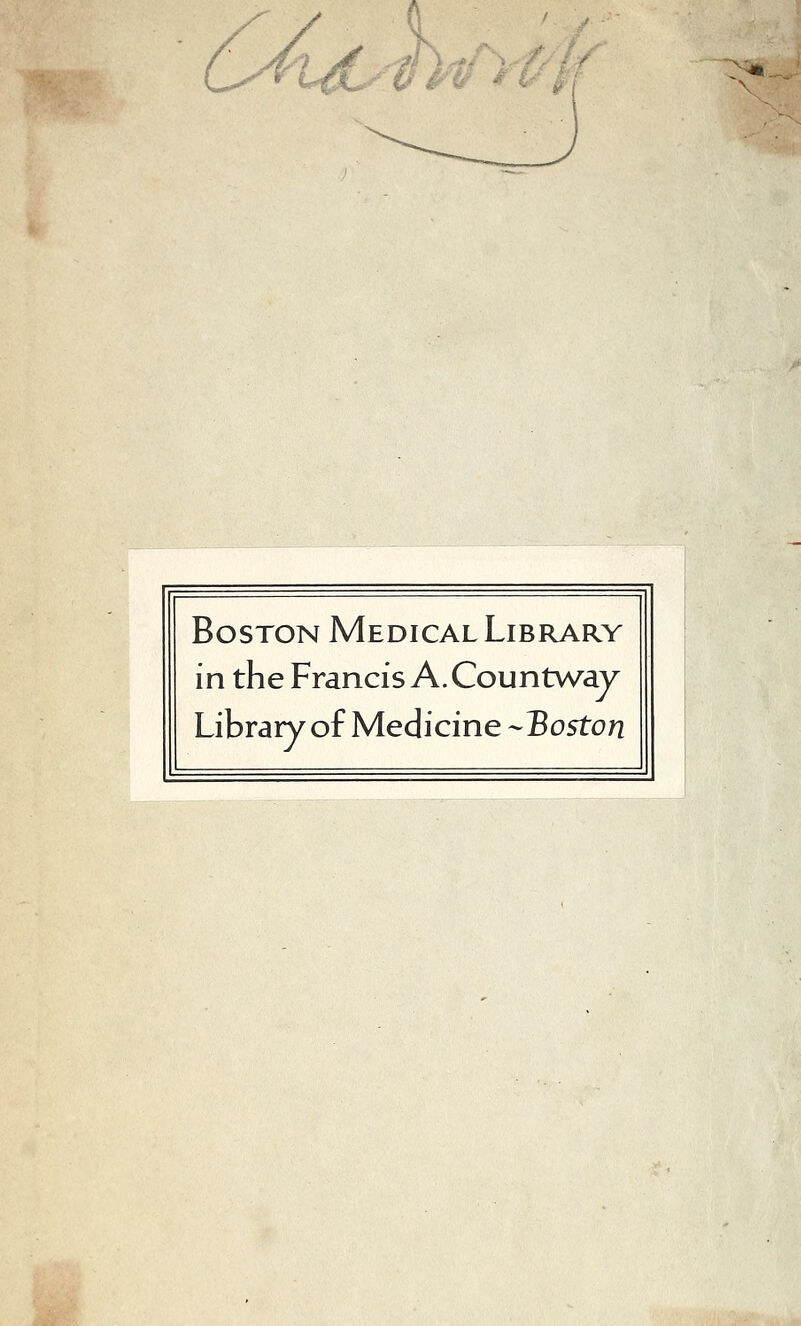 Boston Médical Library in the Francis A. Countway LibraryofMedicine-Boston