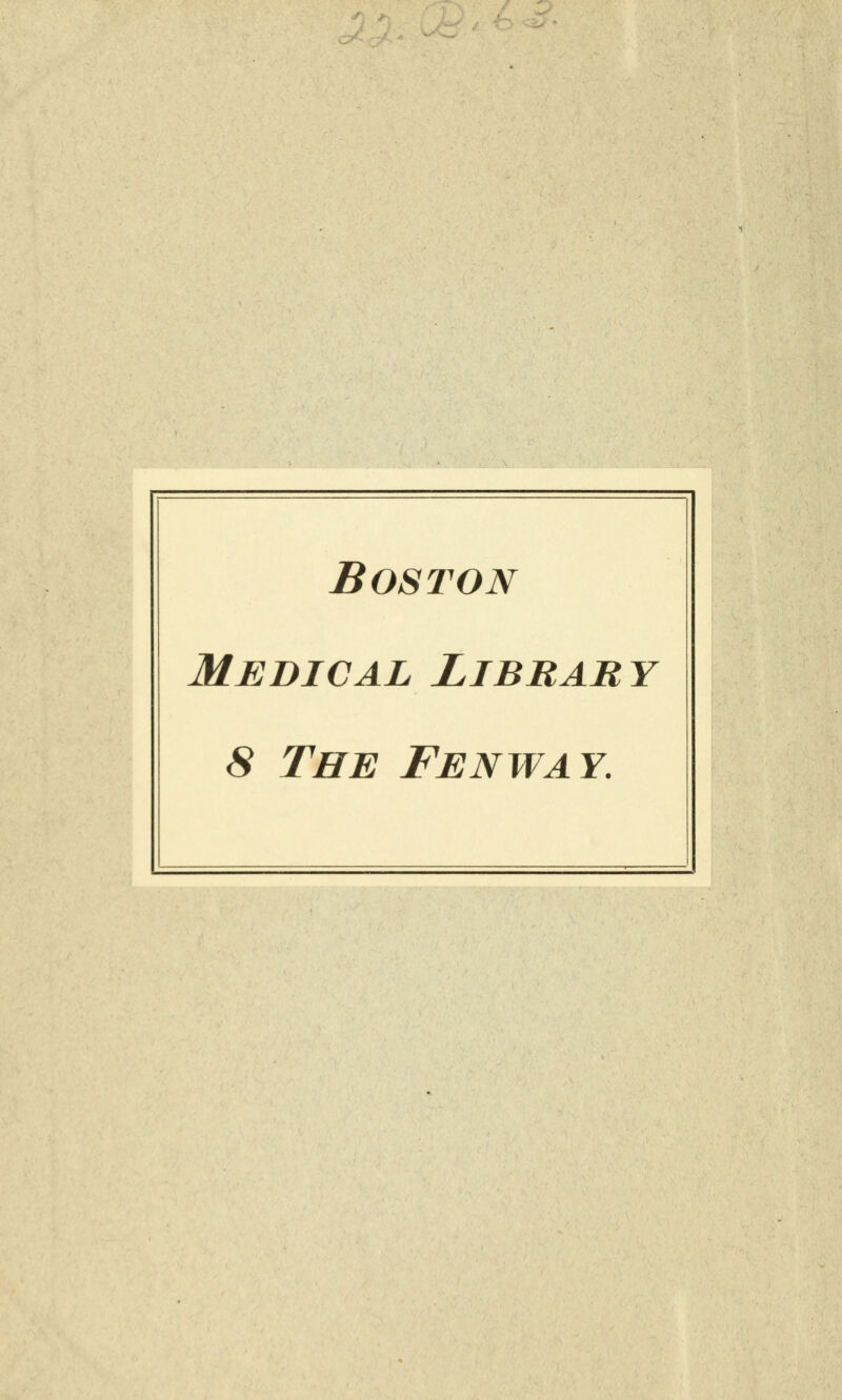 Boston Médical Ljbraby 8 The Fenway.