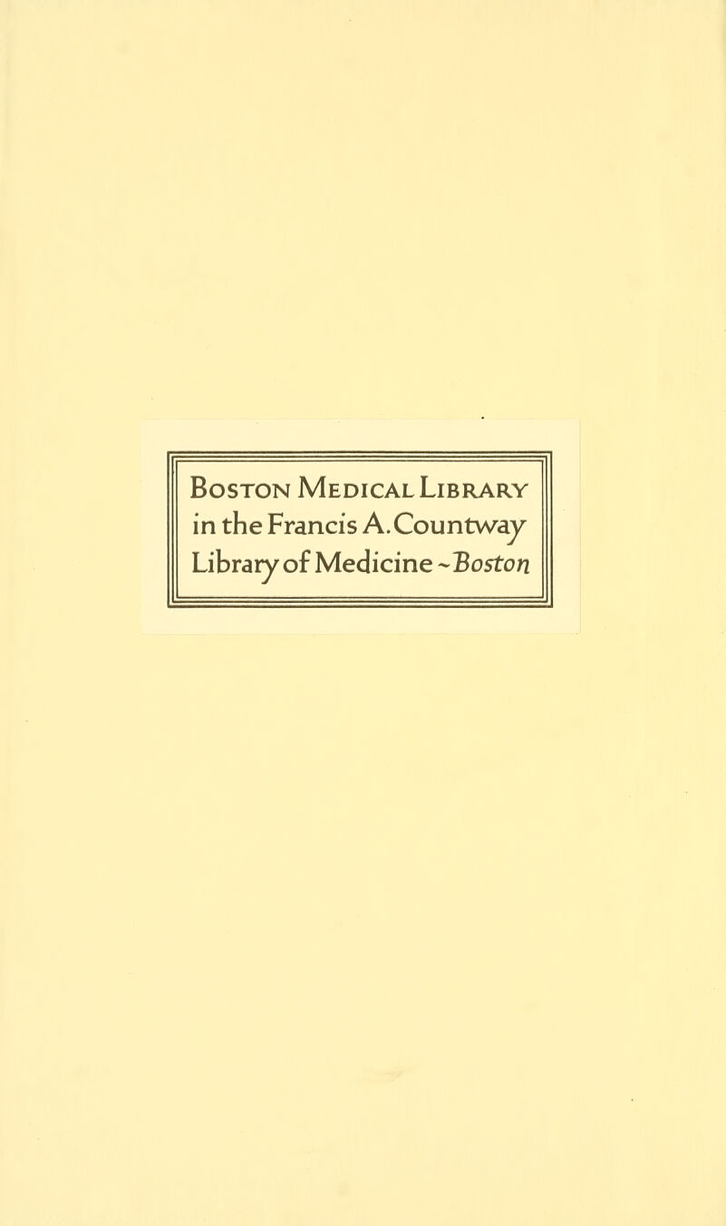 Boston Medical Library in the Francis A.Countway Library of Medicine -Boston