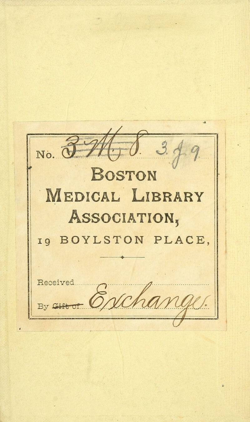 Boston EDiCAL Library Association, 19 BOYLSTON PLACE,