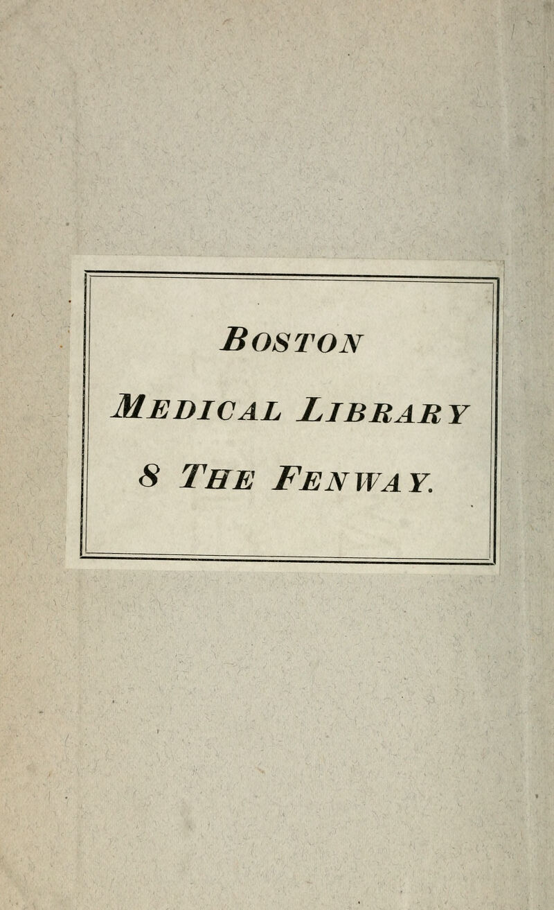 Boston Médical Libbaby 8 The Fenway.