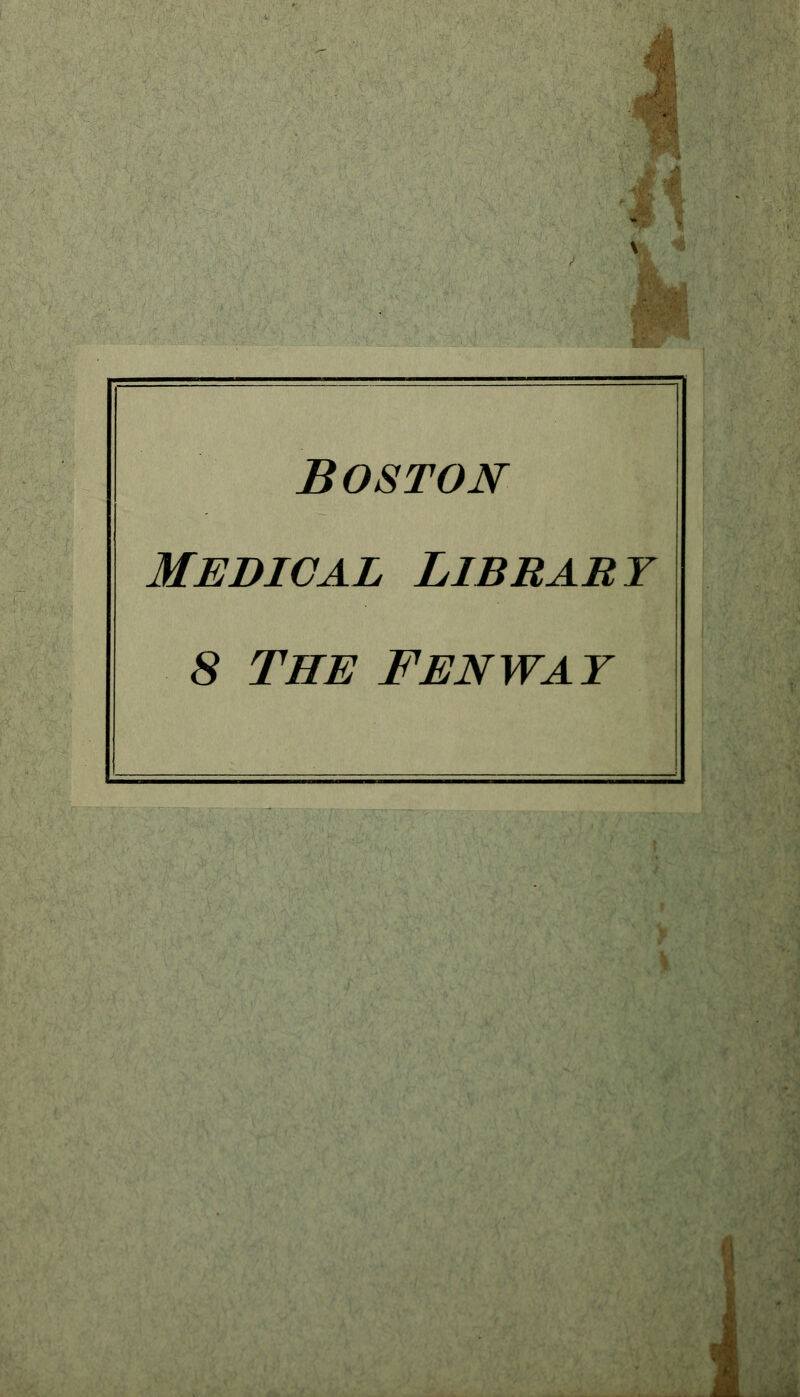 ■BPP BOSTON medical libbabt 8 The Fenway