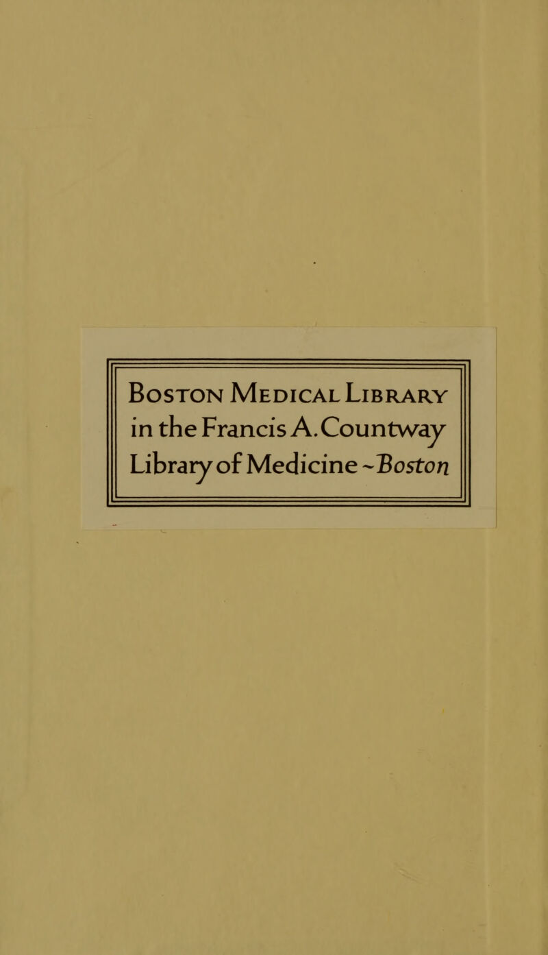 Boston Médical Library in the Francis A. Countway Library of Medicine -Boston