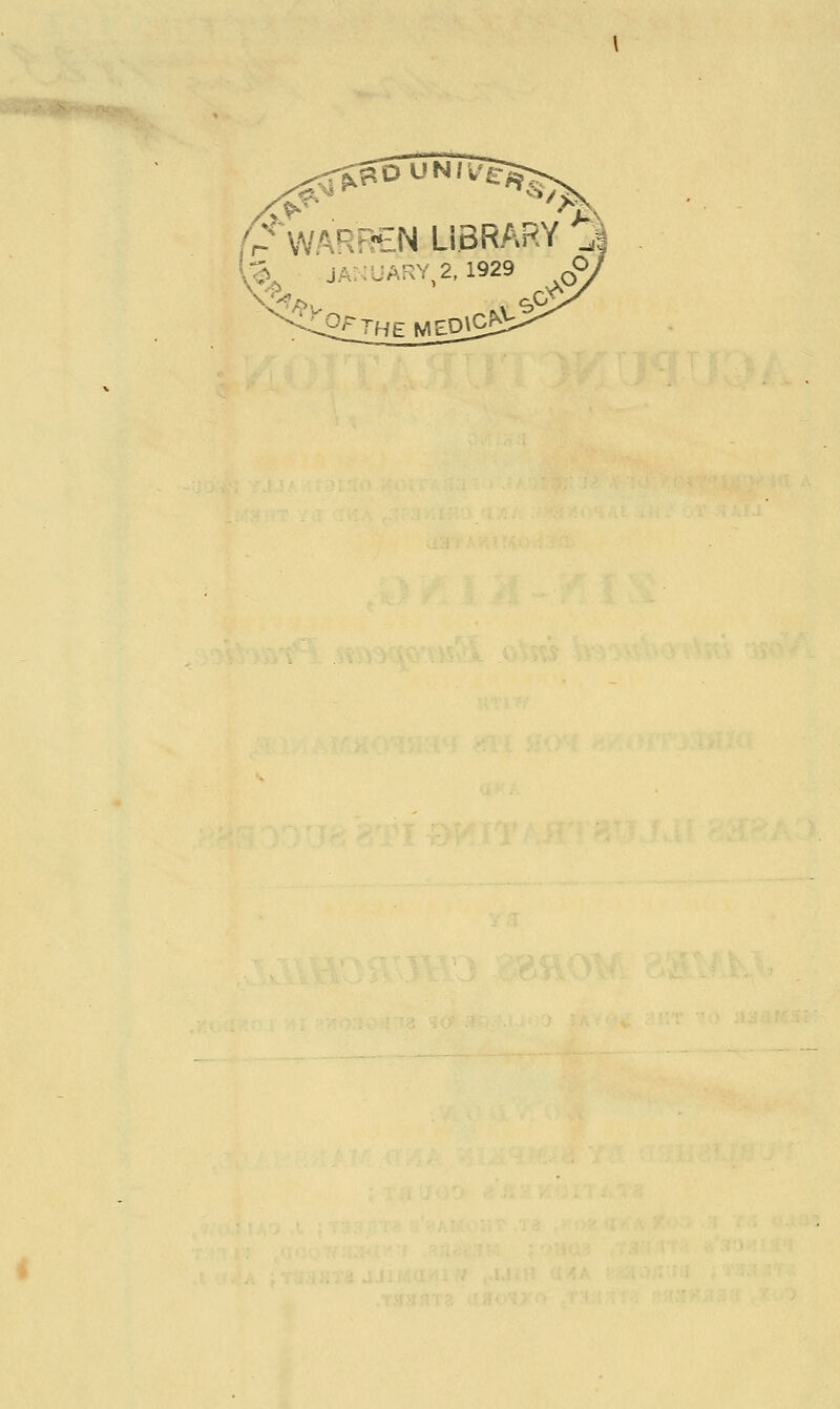 ^WARREJil LIBRARY^ -.. SiLHEMEDiC^