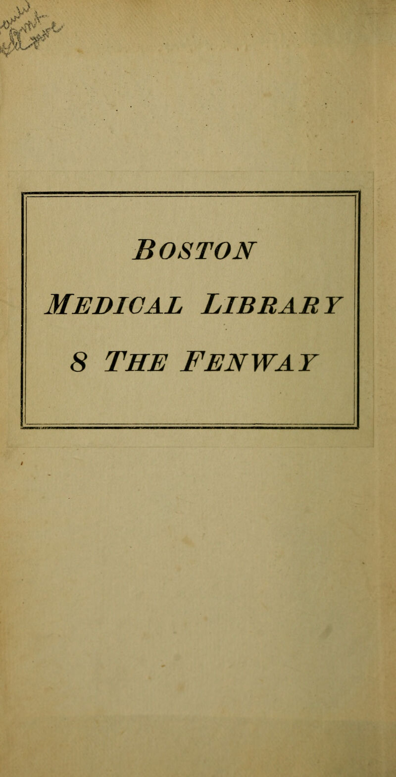 tfk Boston Medical Library 8 the fenway