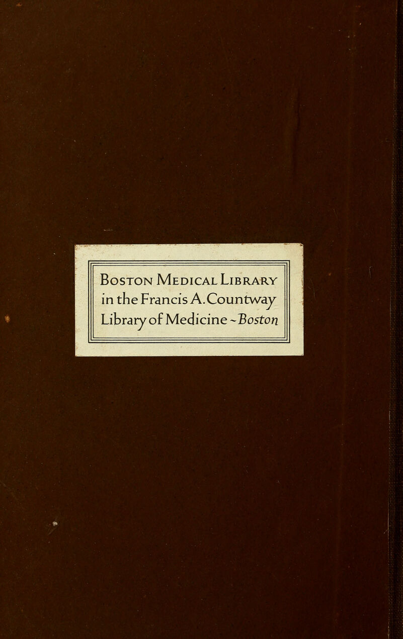 Boston Medical Library in the Francis A. Countway Library of Medicine-Boston