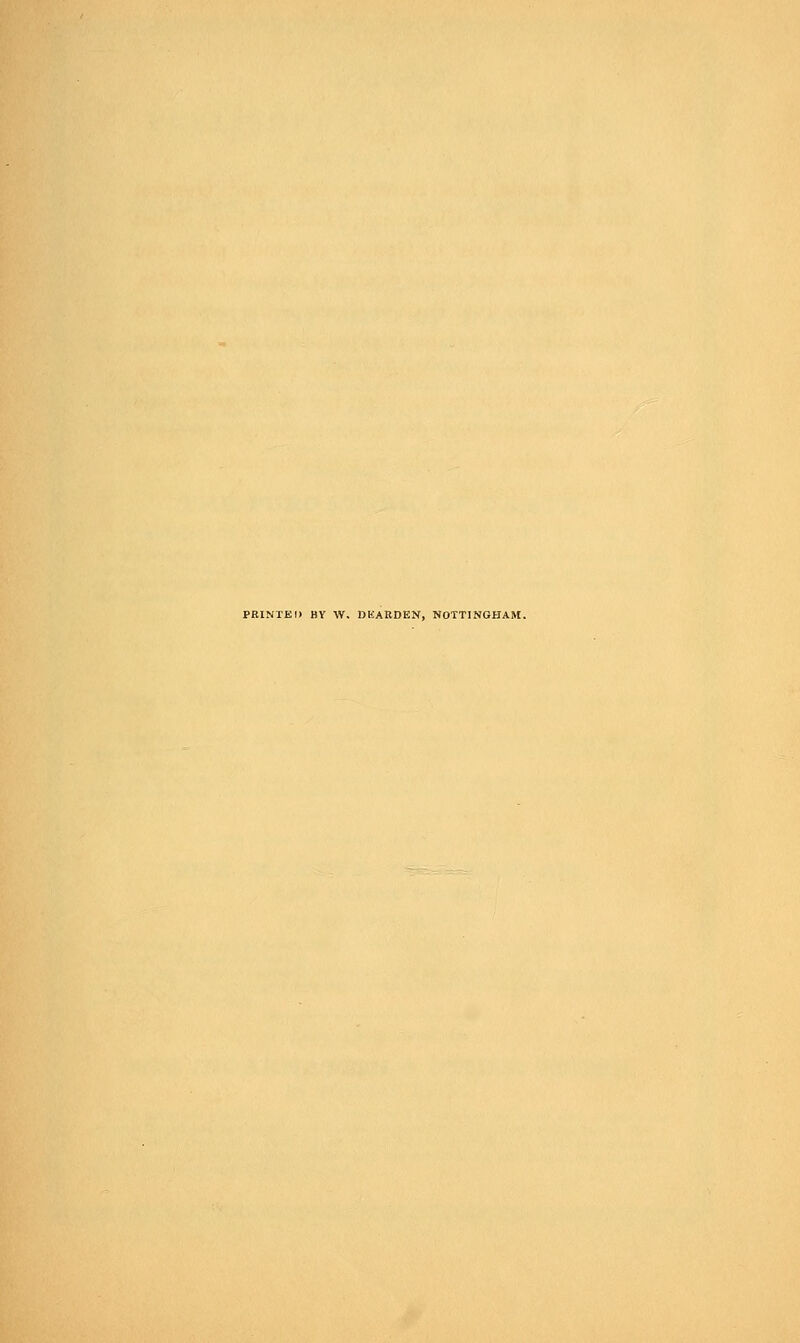 PKINTKI) BV W, DKARDEN, NOTTINGHAM.