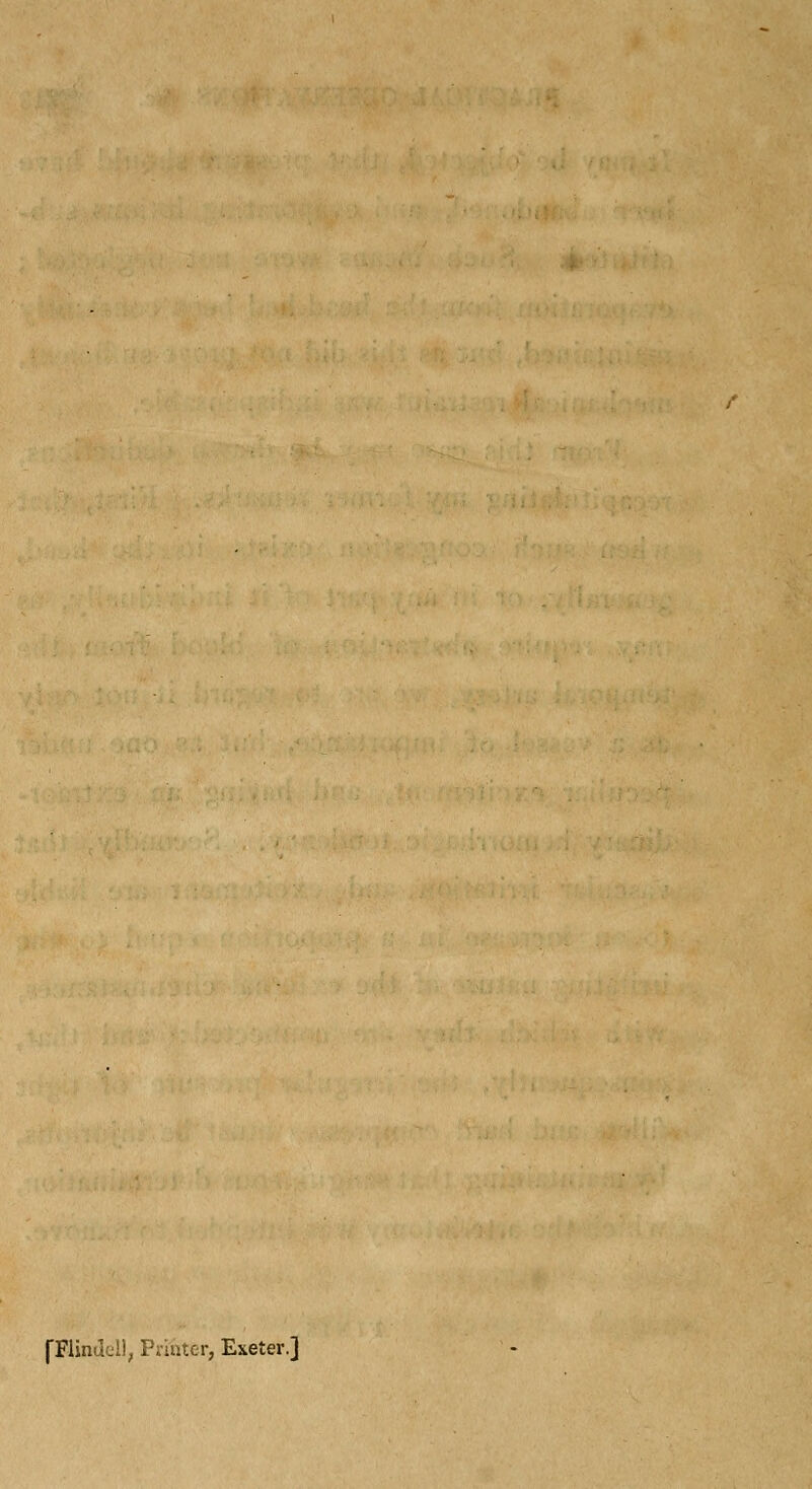 fFlindcll, Printer, Exeter.]