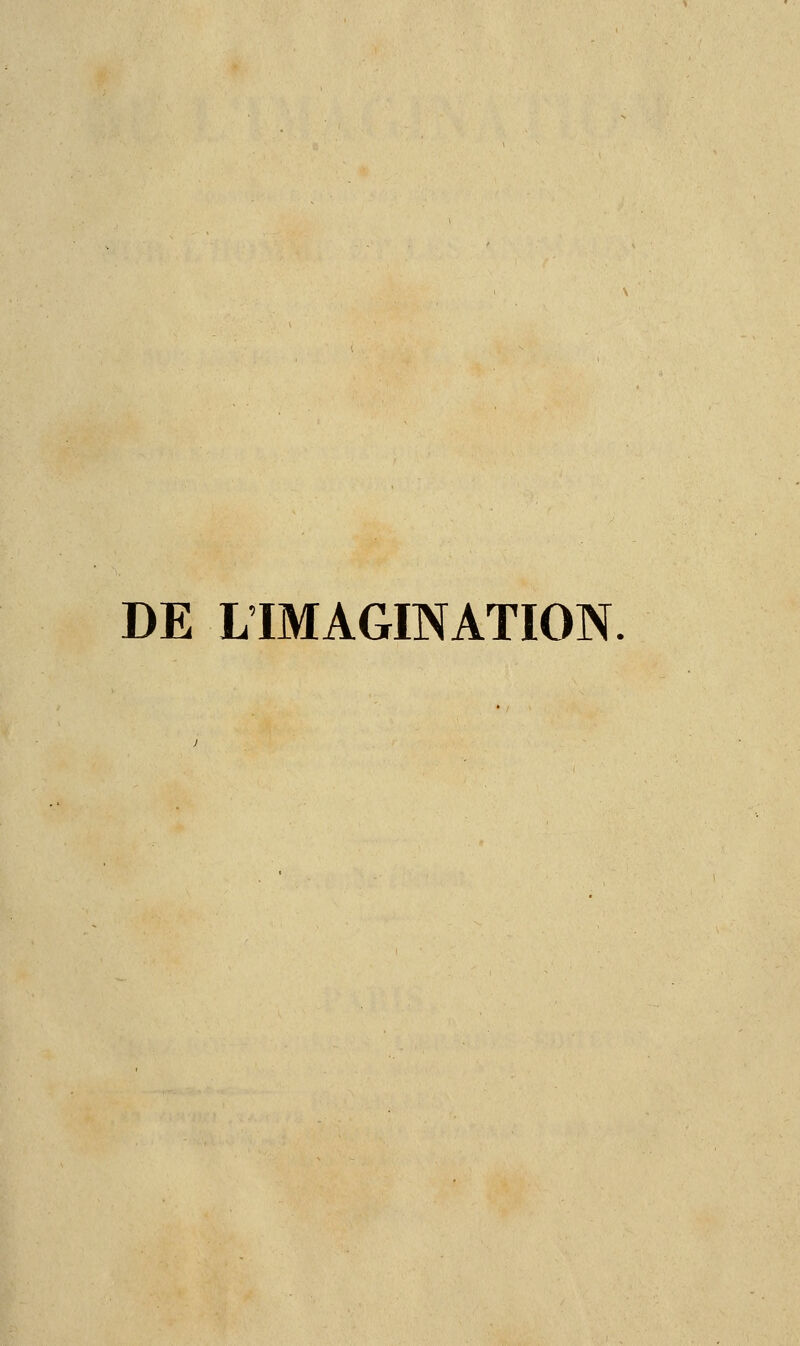 DE LIMAGINATION