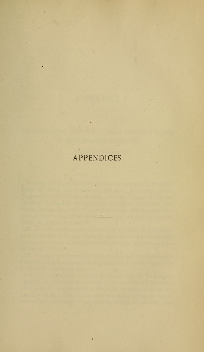 APPENDICES