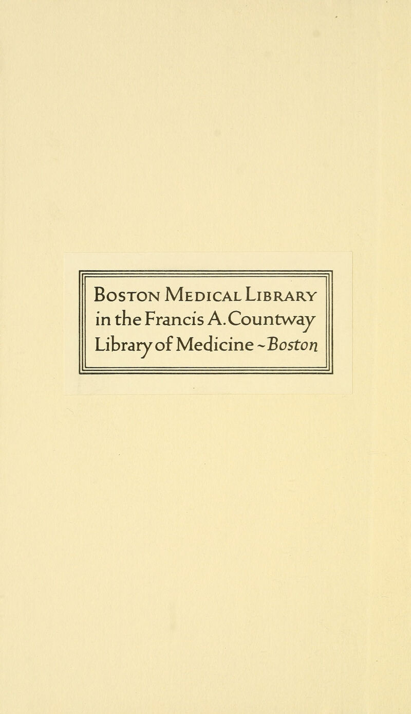 Boston Medical Library in the Francis A.Countway Library of Medicine -Boston