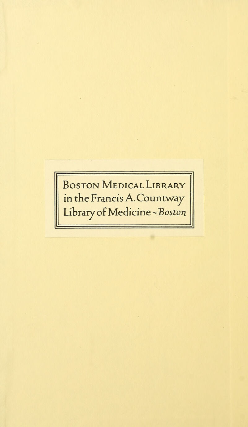 Boston Medical Library in the Francis A.Countway Library of Medicine -Boston