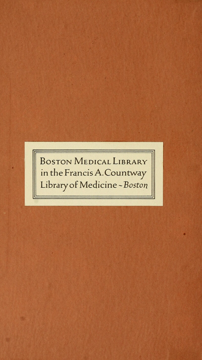 Boston Médical Library in the Francis A.Countway Library of Medicine -Boston