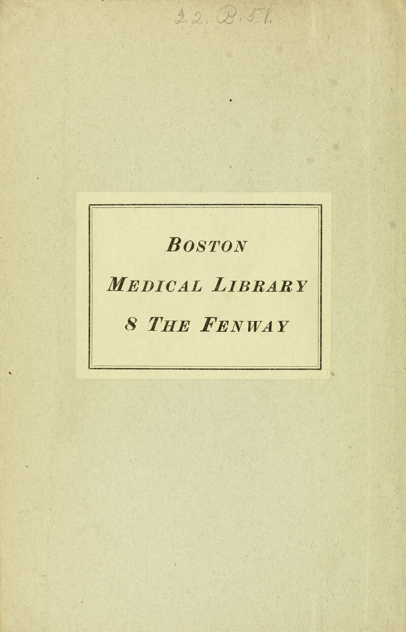 Boston Medical Library 8 The Fenway