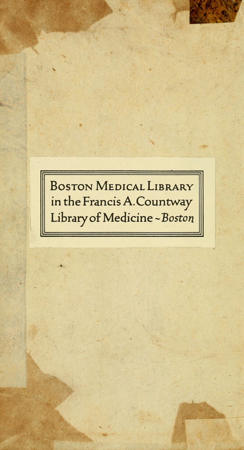 Boston Medical Library in the Francis A.Countway Library of Medicine -Boston