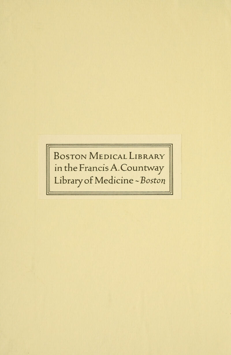 Boston Medical Library in the Francis A.Countway Library of Medicine --Boston