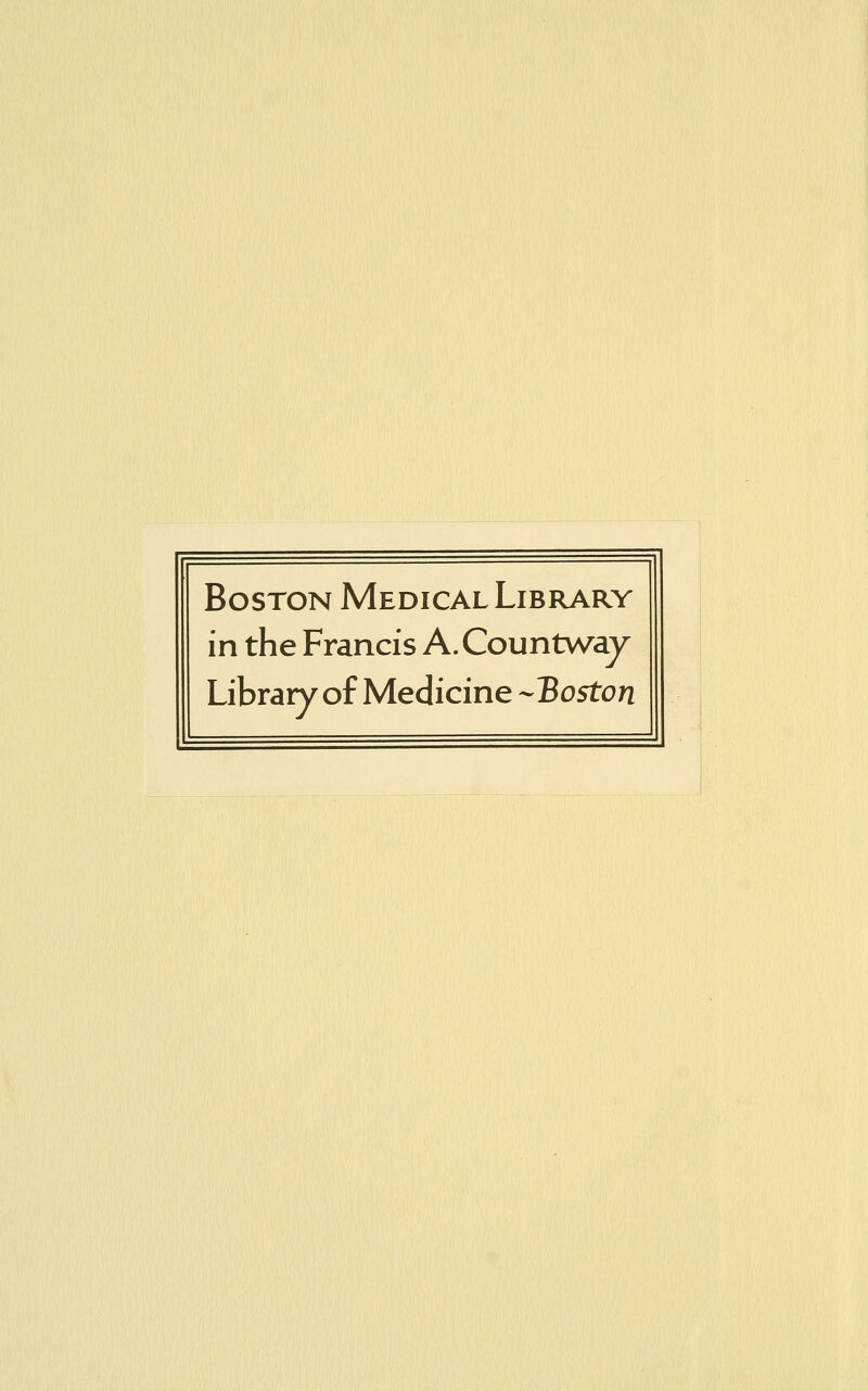 Boston Medical Library in the Francis A.Countway Library of Medicine --Boston