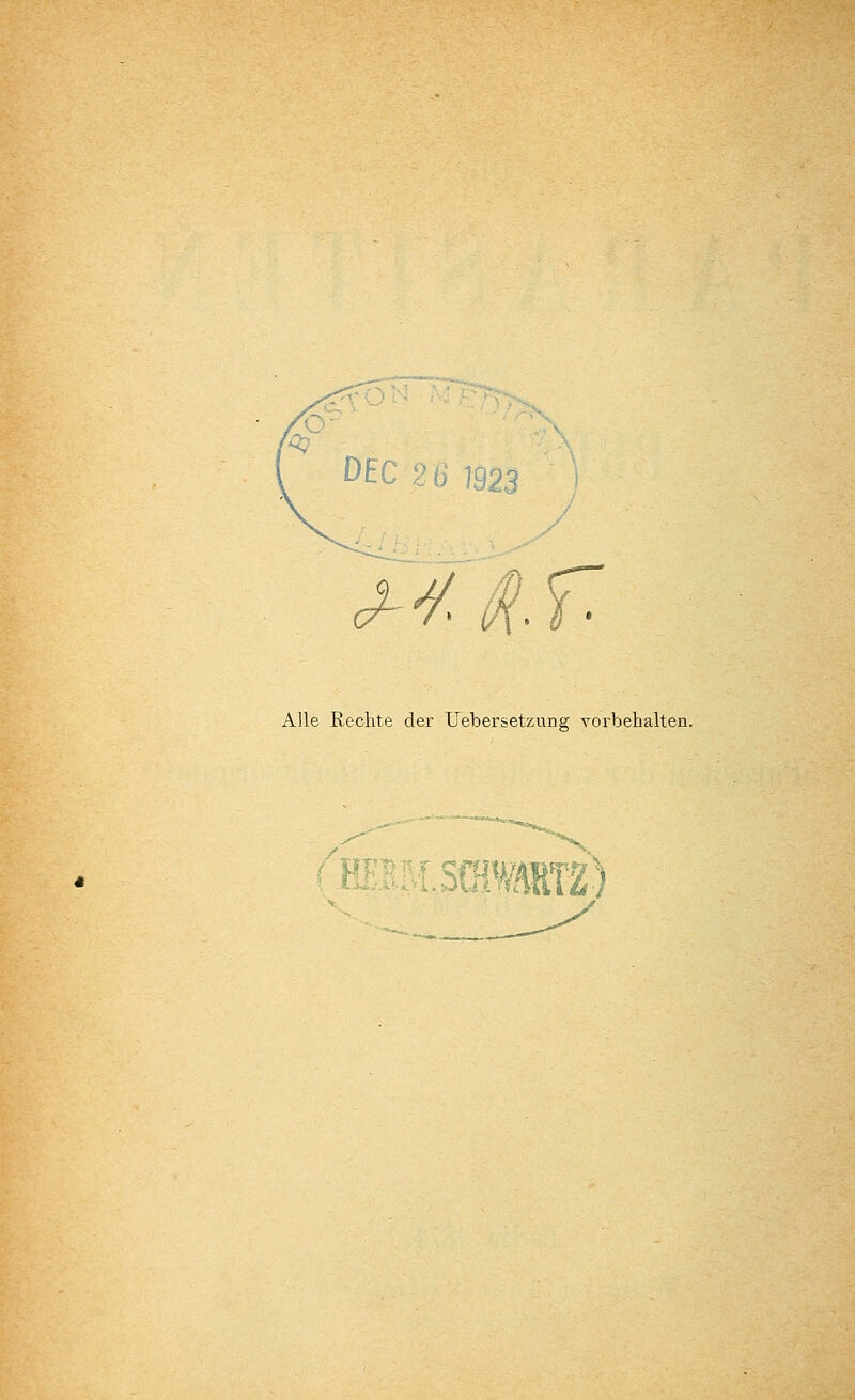 M:i:t Alle Rechte der Uebersetzung vorbehalten. >CH«FZ)