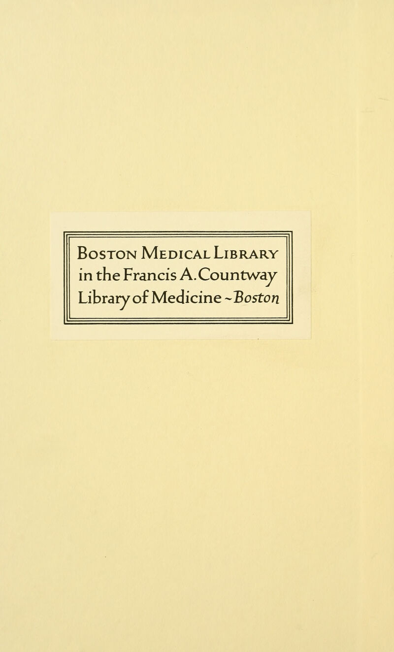 Boston Medical Library in the Francis A.Countway Library of Medicine -Boston