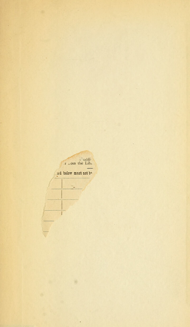 i tabli' r ..oin the Libi 3i d below must not T:e