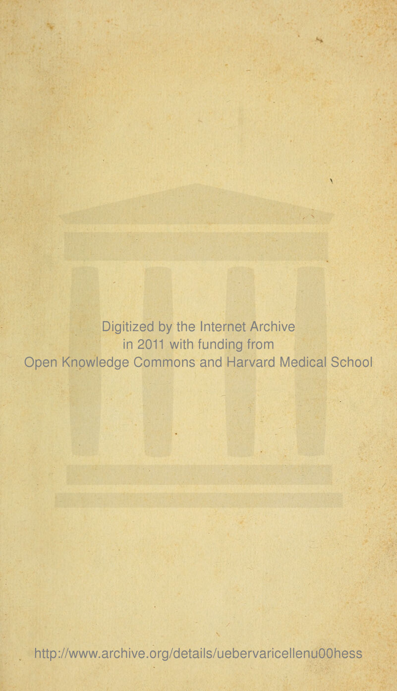 Digitized by the Internet Archive in 2011 with funding from Open Knowledge Commons and Harvard Medical School http://www.archive.org/details/uebervaricellenuOOhess