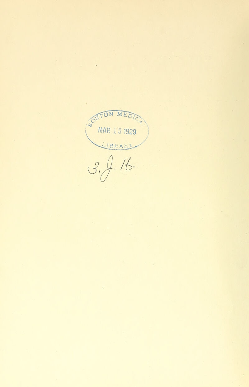 , MAR i 3 1929 M &
