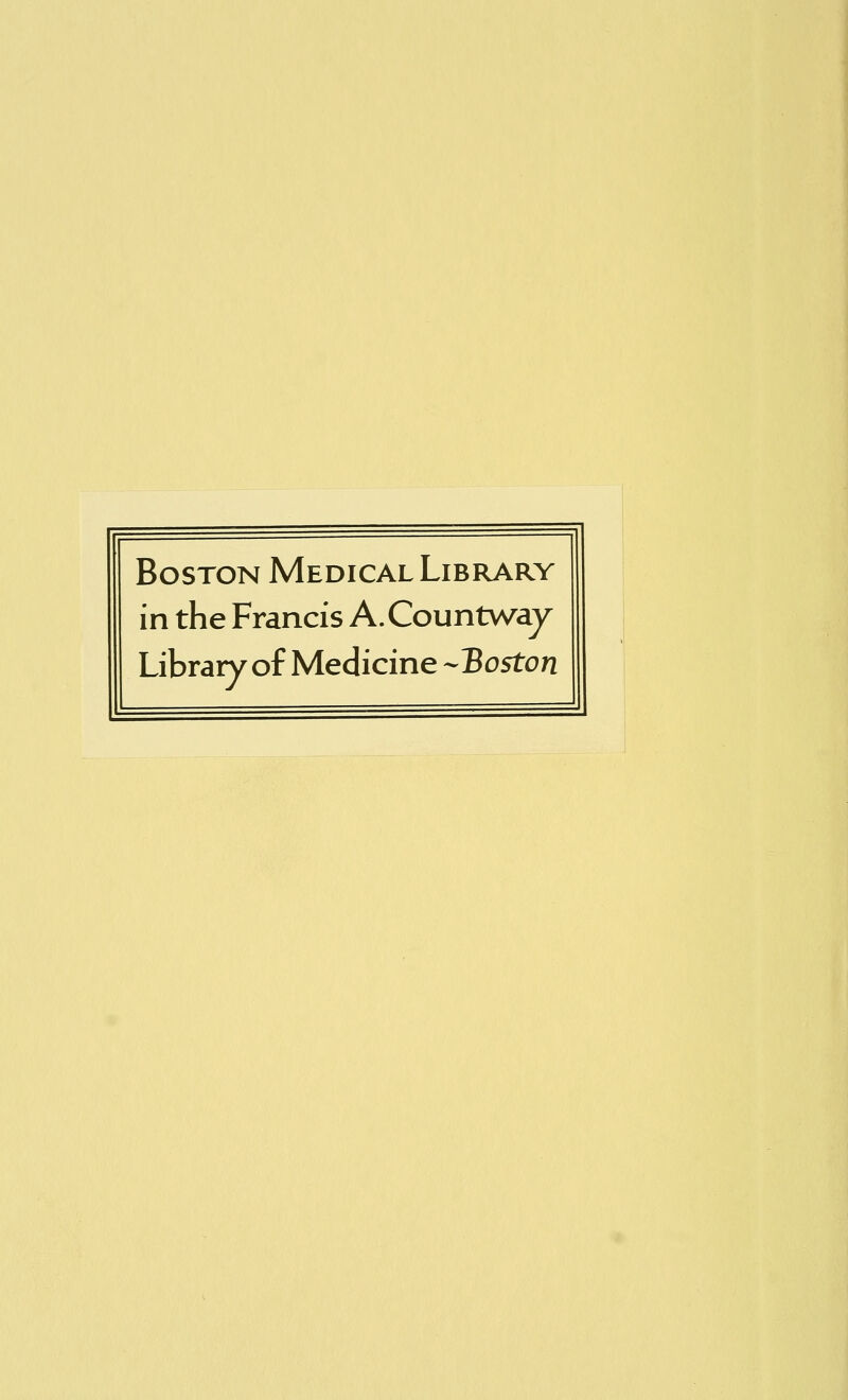 Boston Medical Library in the Francis A.Countway Library of Medicine --Boston