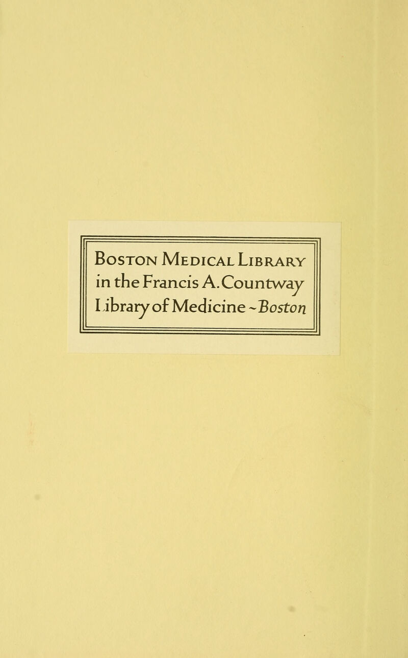 Boston Medical Library in the Francis A.Countway Library of Medicine --Boston