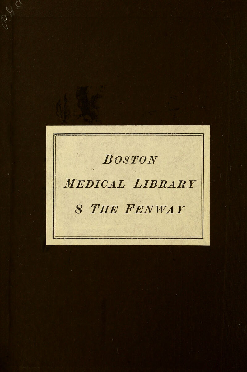 Boston Medical Library 8 The Fenway