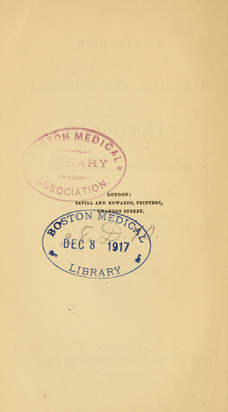 LONDON: JAVILL AND EDWABDS, PEINTBBS, ^- _ _ Cn-AXftOS STEEET. DEC 8 \m 4^BRAKl