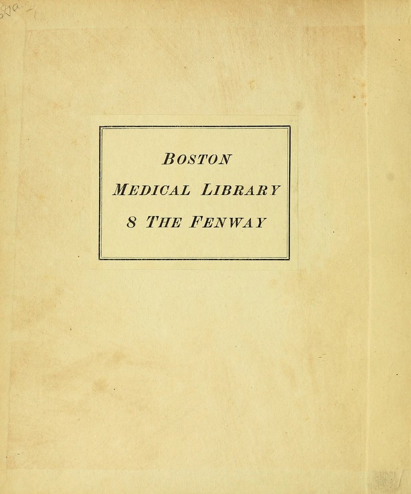 Boston Medical Library 8 The Fenway