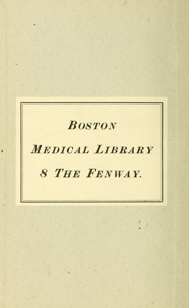 Boston Medical Libbaby 8 The Fenway.