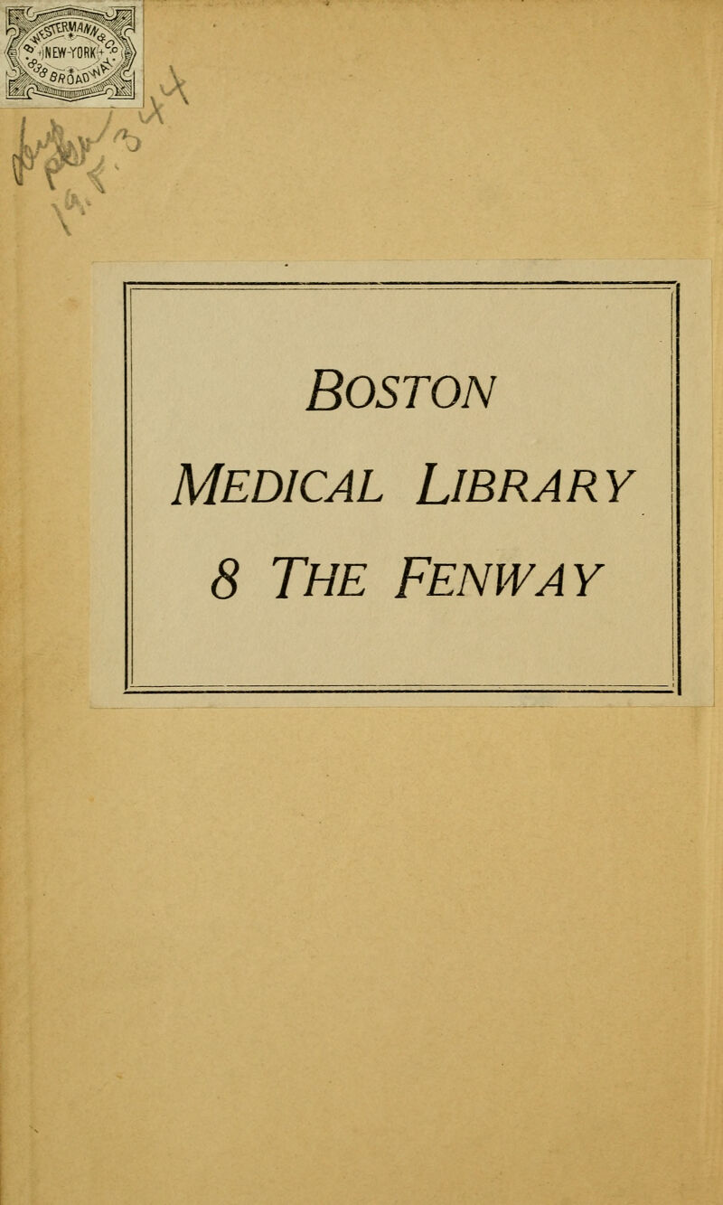 Boston Medical Library 8 The Fenway