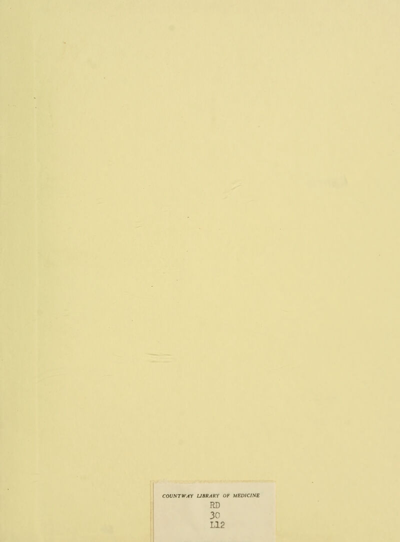 COUNTWAY UBRARY OF MEDICINE RD 30 L12