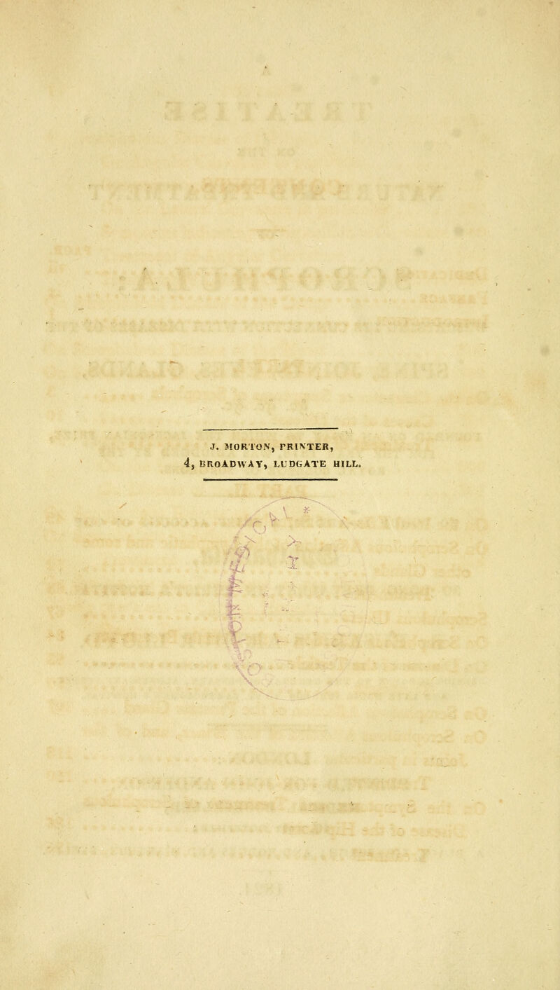 J. MORTON, PRINTER,